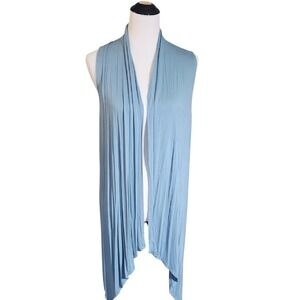 Zenana Open‎ Front Sleeveless Cardigan Size XL